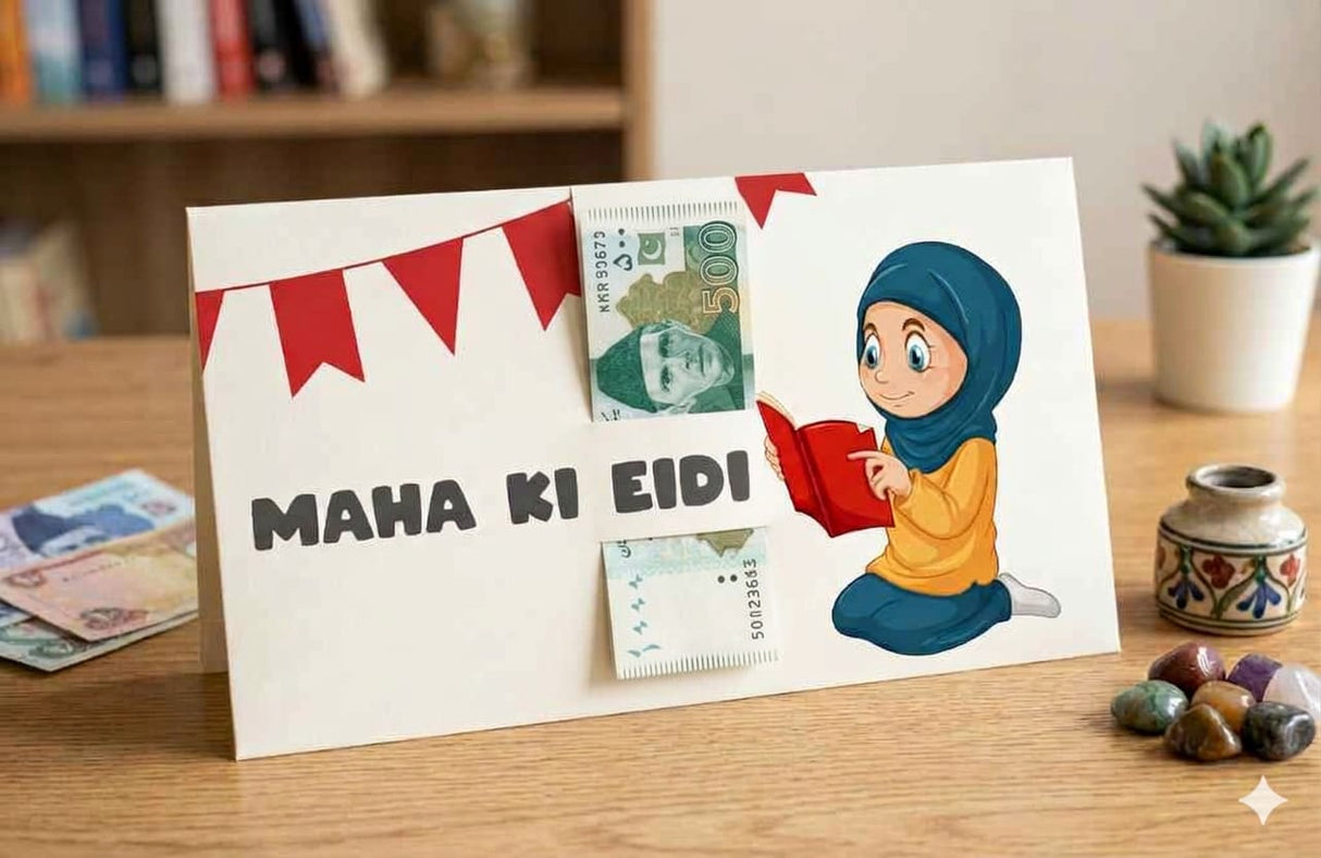 Customize Eidi Money Envelope (Pack of 6) ⭐⭐⭐⭐⭐