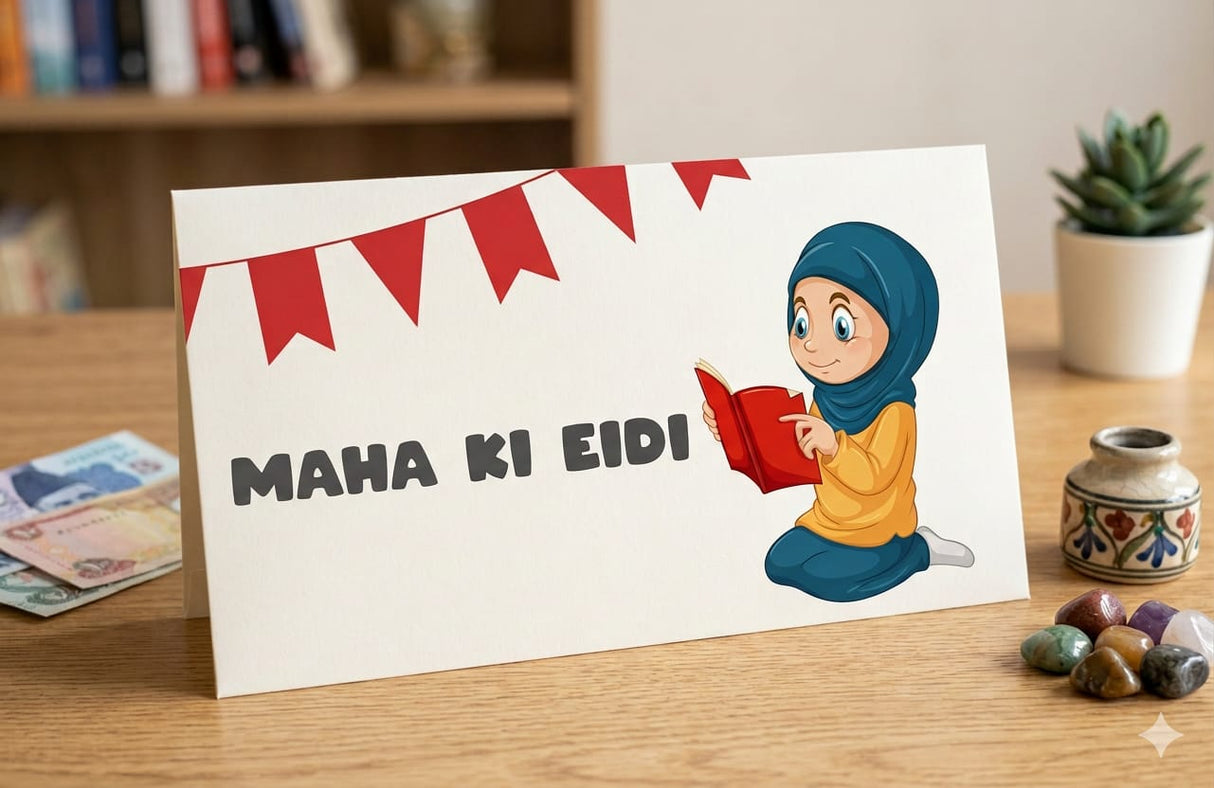 Customize Eidi Money Envelope (Pack of 6) ⭐⭐⭐⭐⭐