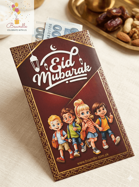 Premium Quality Eid Money Gift Cards with Easy Tuck Design (Pack of 5) ⭐⭐⭐⭐⭐
